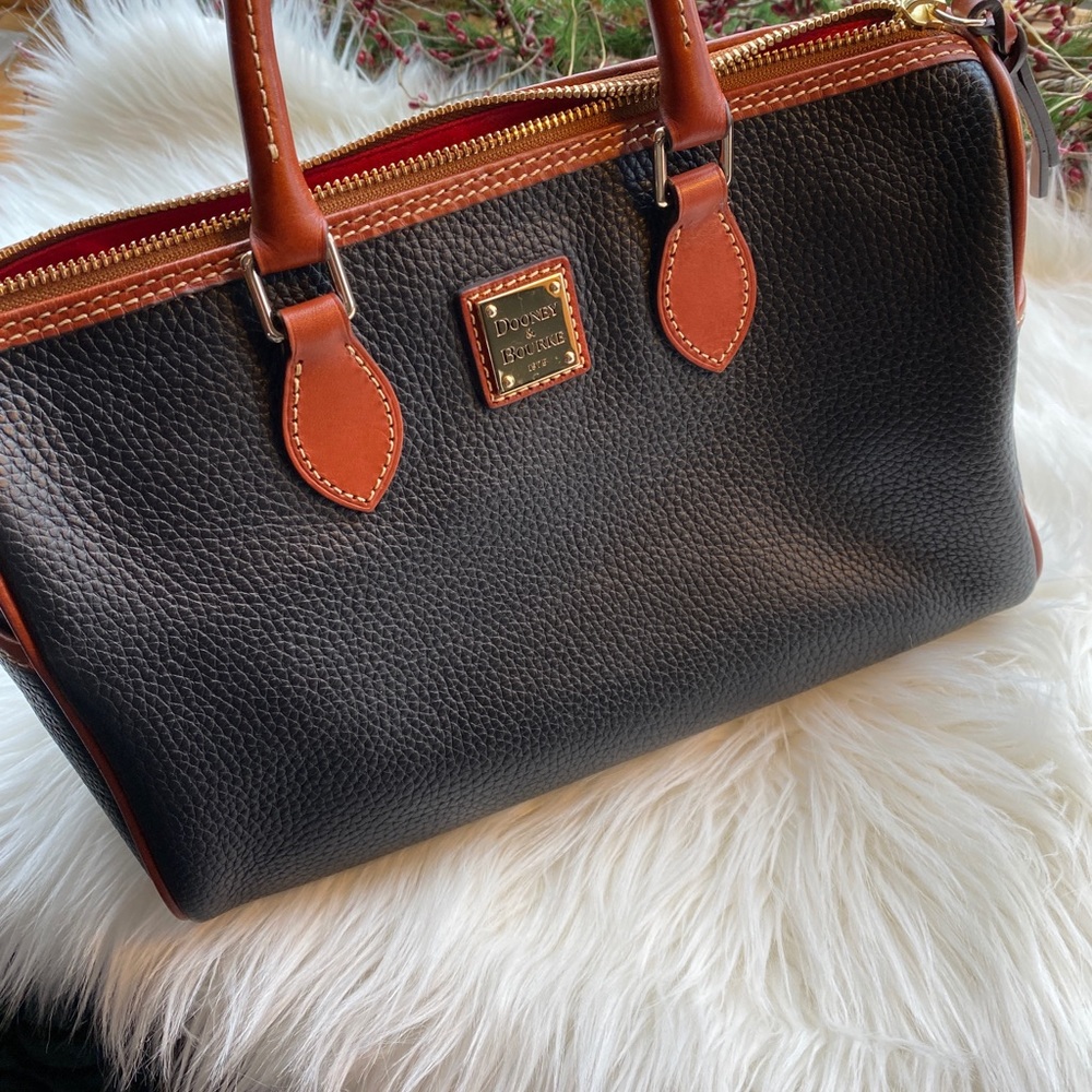 Dooney & Bourke side pocket satchel